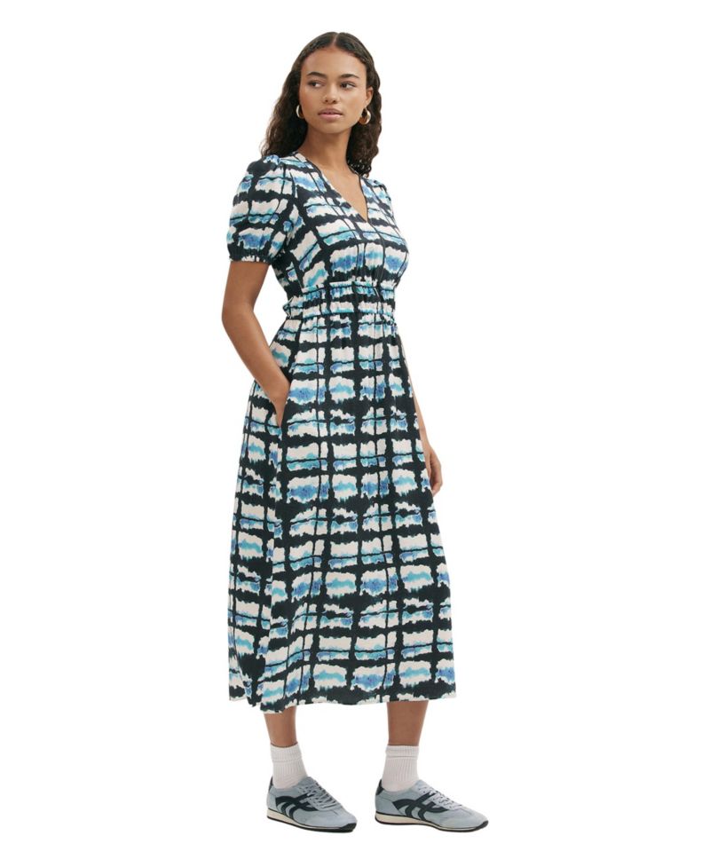 Women's Katerina Tie Dye Midi Short-Sleeve Dress