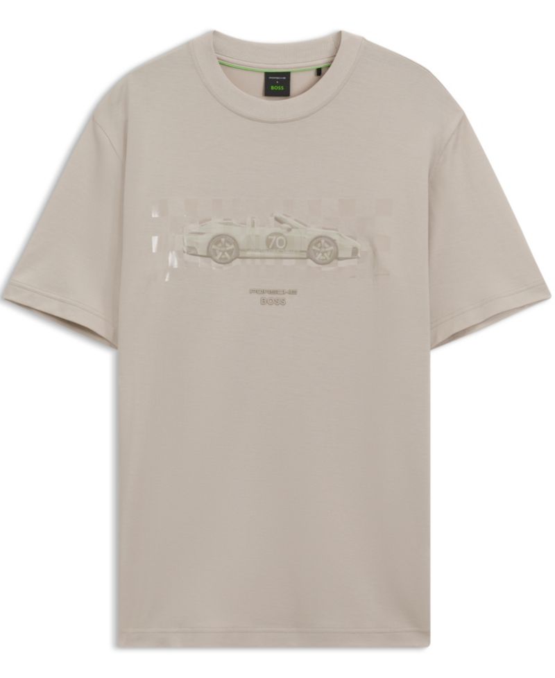 Men's Porsche x BOSS Gloss Artwork Graphic Crewneck T-Shirt