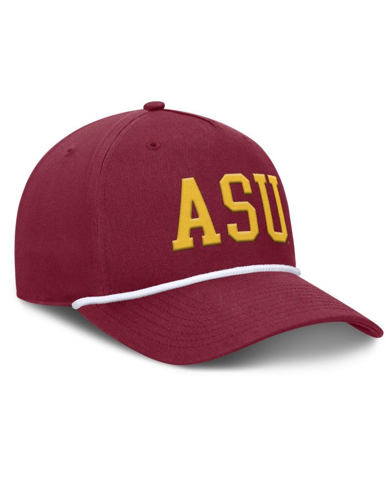 Men's Maroon Arizona State Sun Devils Foul Ball Rope Adjustable Hat