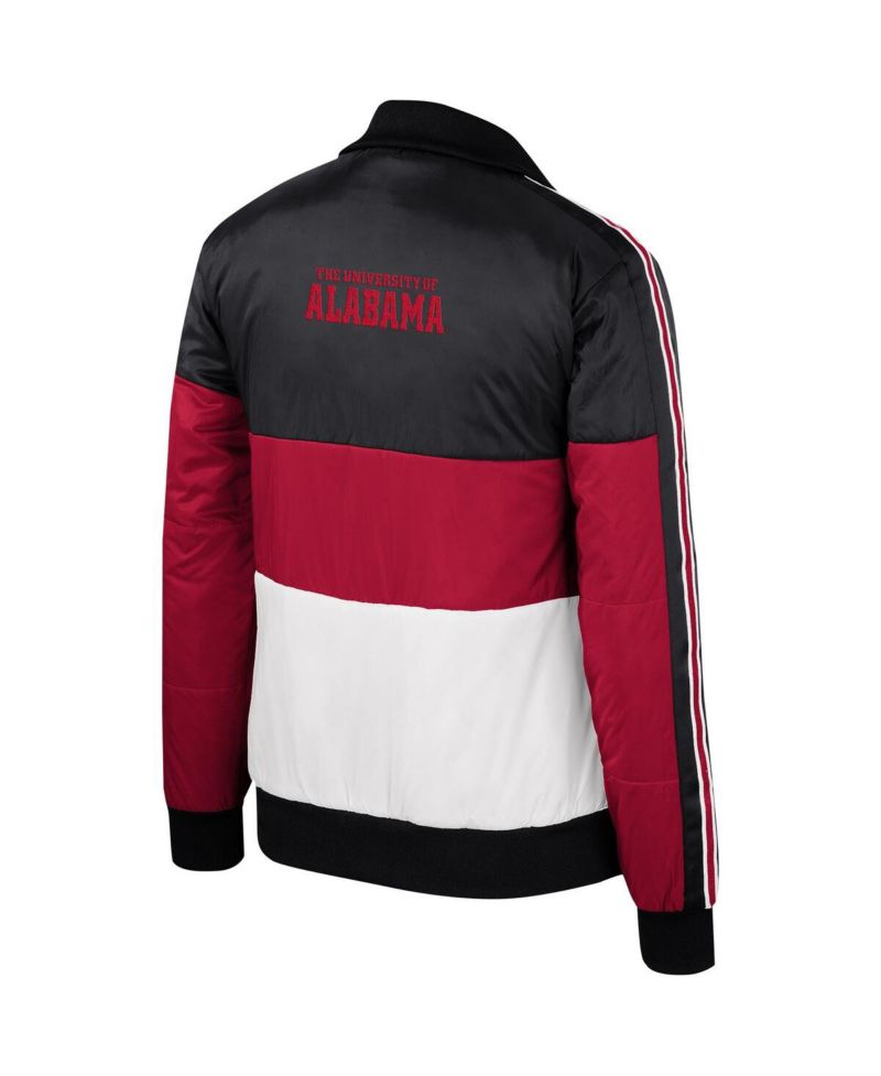 Women's Crimson Alabama Crimson Tide Color-Block Puffer Full-Zip Jacket