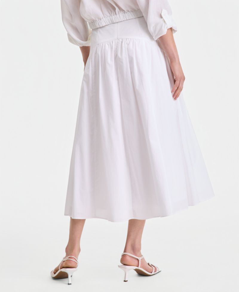 Women's Cotton Midi Skirt