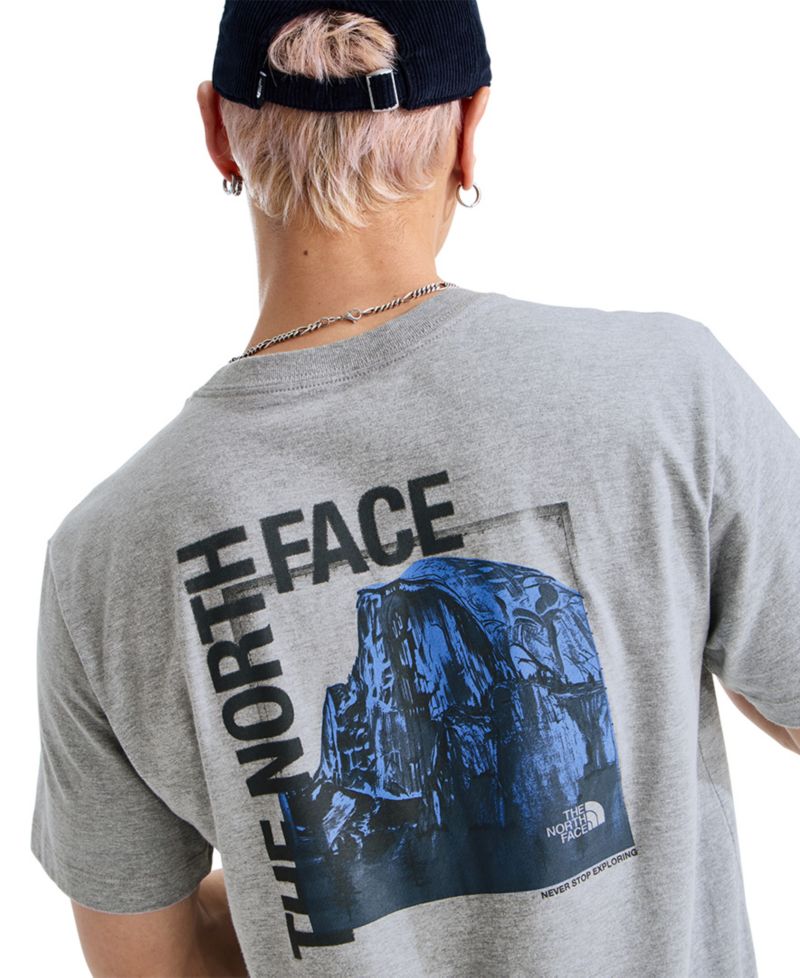 Men's Half Dome Photo Regular-Fit Graphic T-Shirt