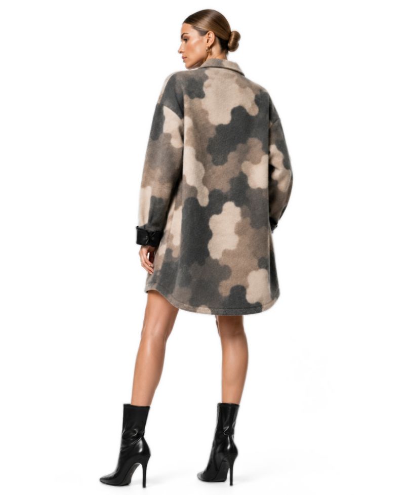 Women's CAMO COAT DRESS