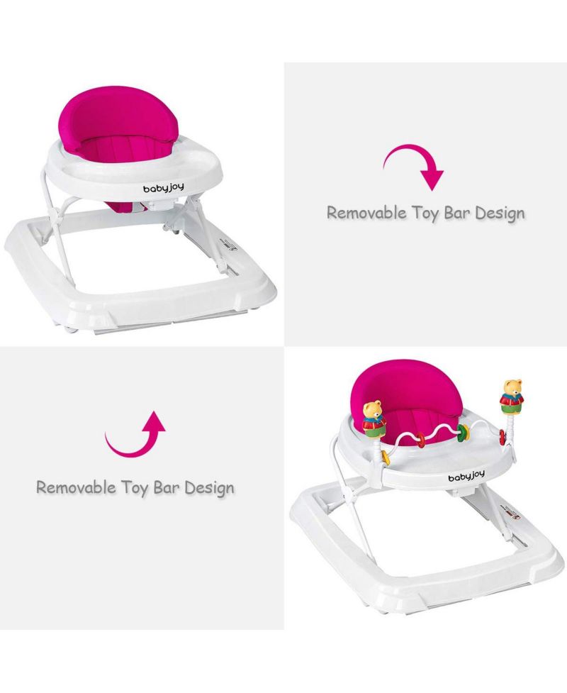 Baby Adjustable-Height Foldable Walker