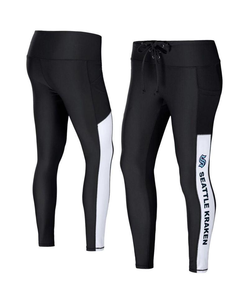 Women's Black Seattle Kraken Leggings