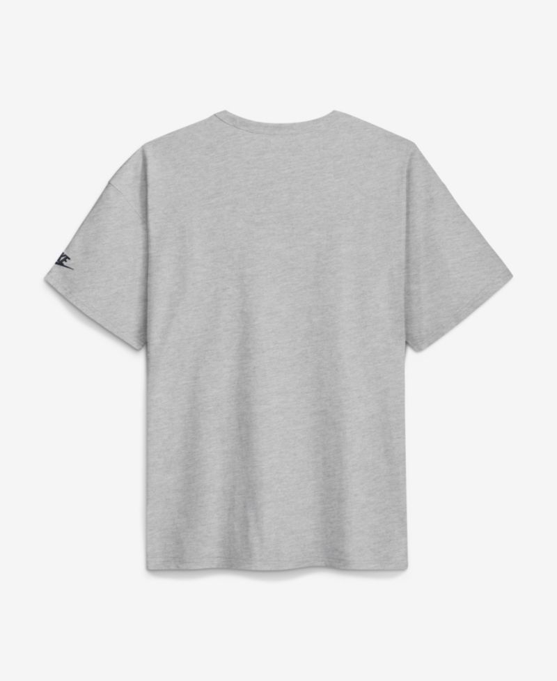 Men's Heather Gray North Carolina Tar Heels Legacy Logo Max90 T-Shirt
