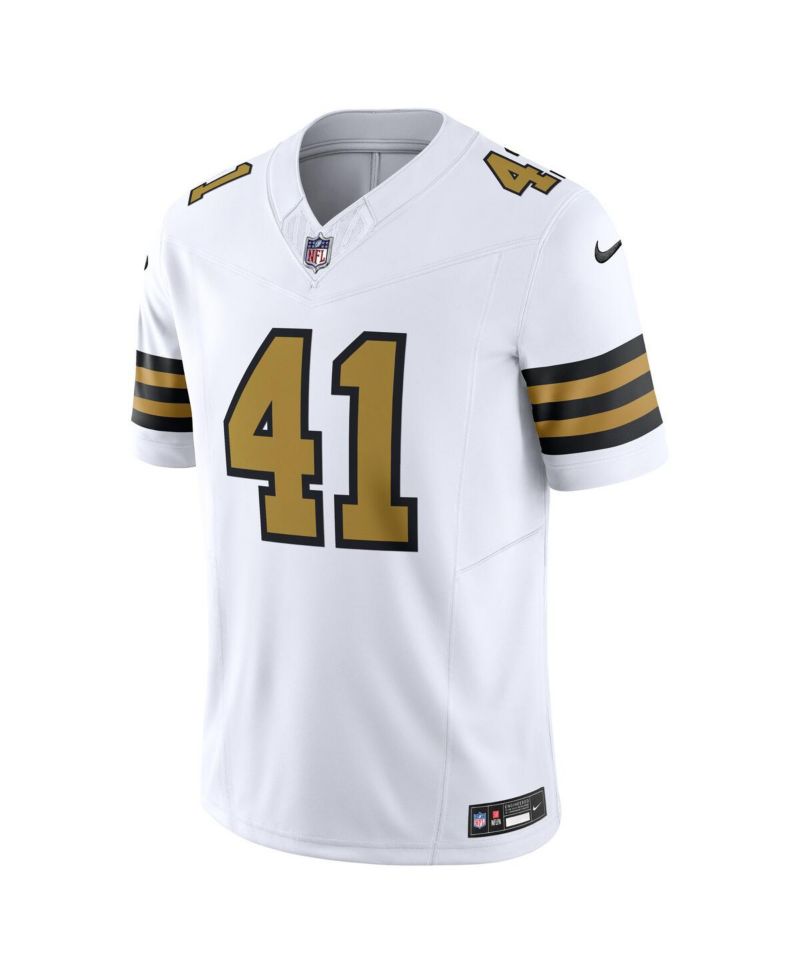 Men's Alvin Kamara White New Orleans Saints Alternate Vapor F.U.S.E. Limited Jersey