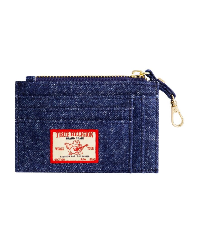 Denim Zip Card Case