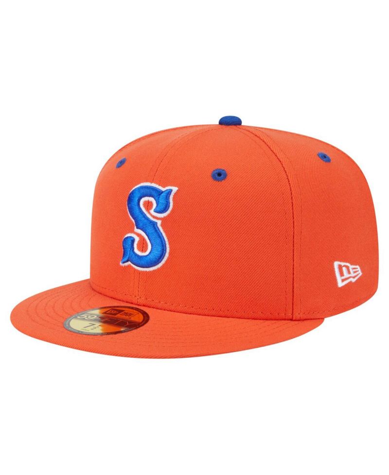 Men's Orange Syracuse Mets Authentic Collection 59FIFTY Fitted Hat