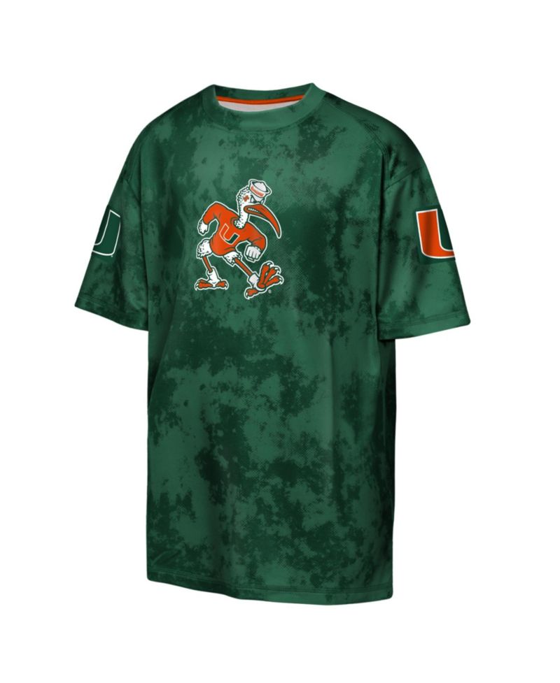 Big Boys and Girls Miami Hurricanes Off-Side Sublimated T-Shirt