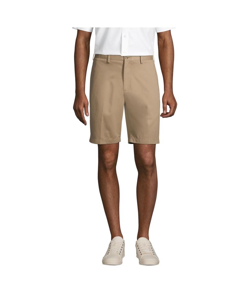 Men's 9" Traditional Fit No Iron Chino Shorts