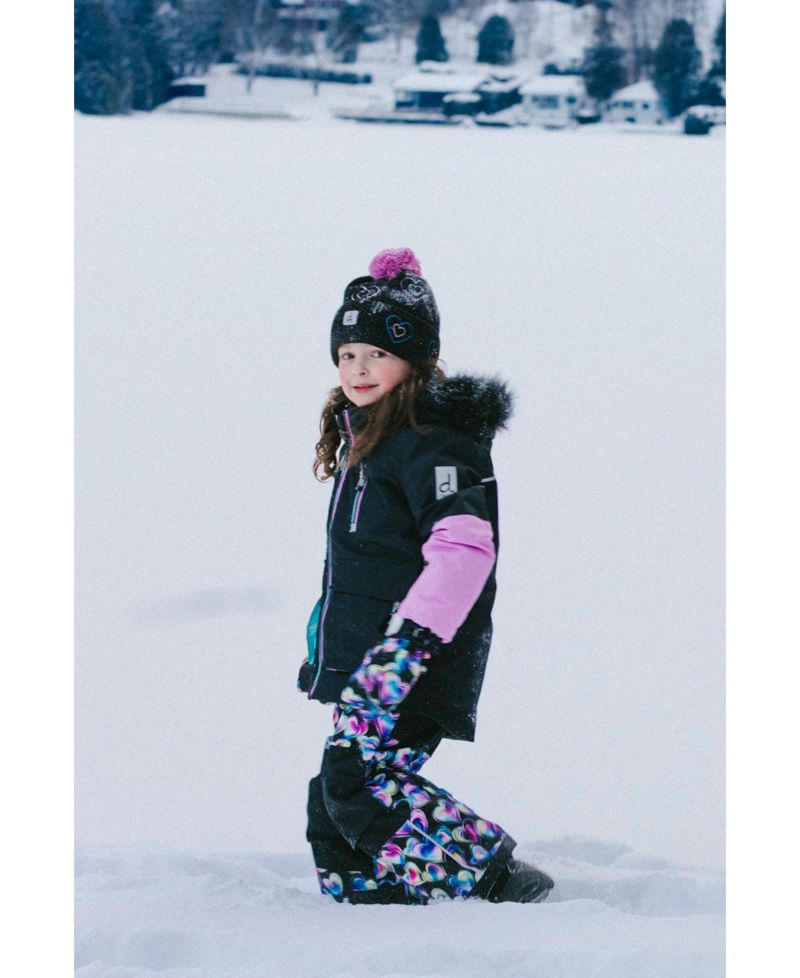 Little and Big Girl (6 -14) Two-Piece Play Snowsuit
