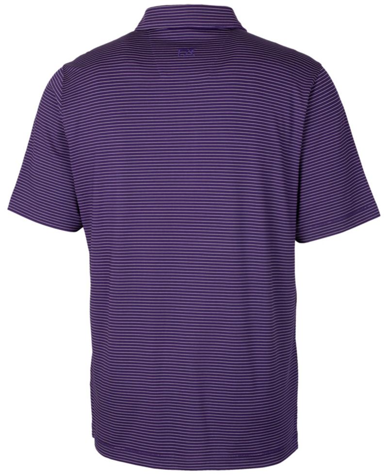 Men's Forge Pencil Stripe Stretch Polo Shirt