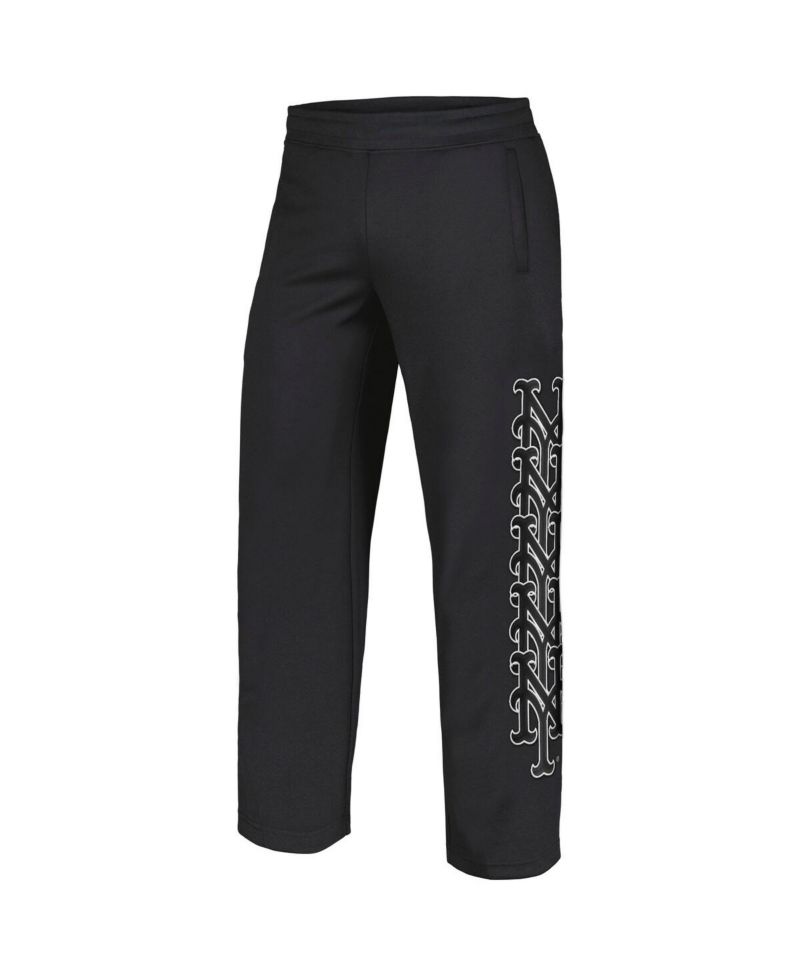 Men's Black New York Mets Pitcher Track Pants