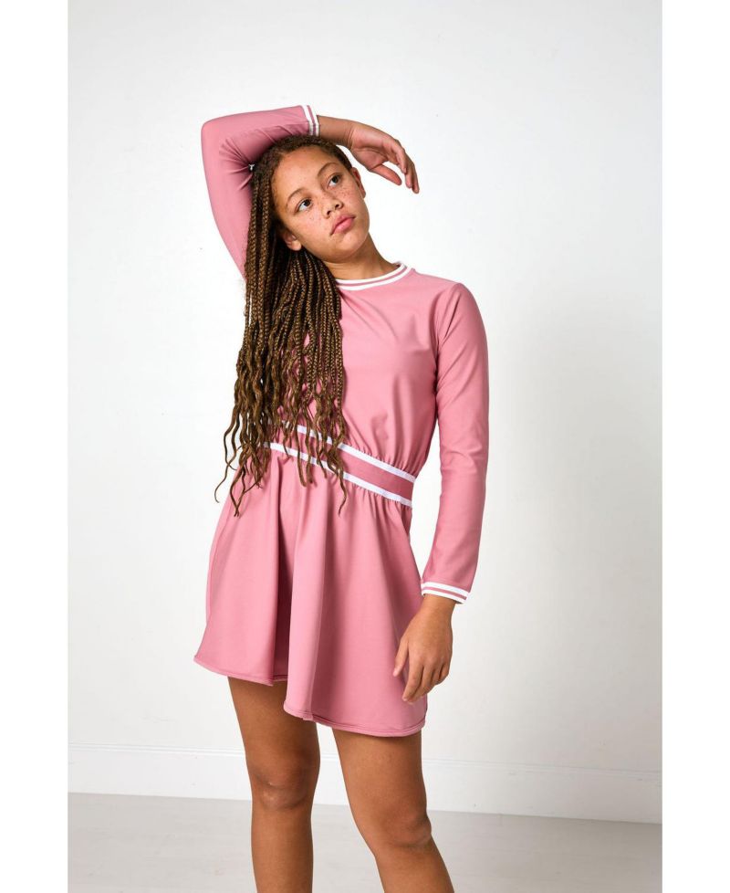 Girls' 2-16 Club Long Sleeve Dress