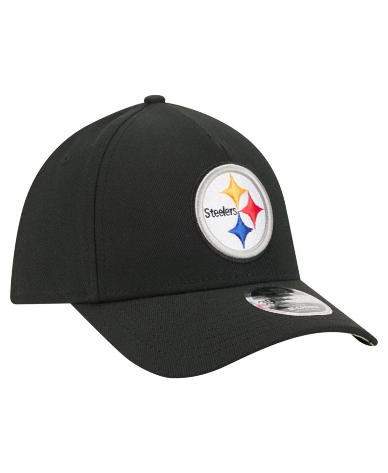 Men's Pittsburgh Steelers 39Thirty A-Frame Stretch-Fit Hat