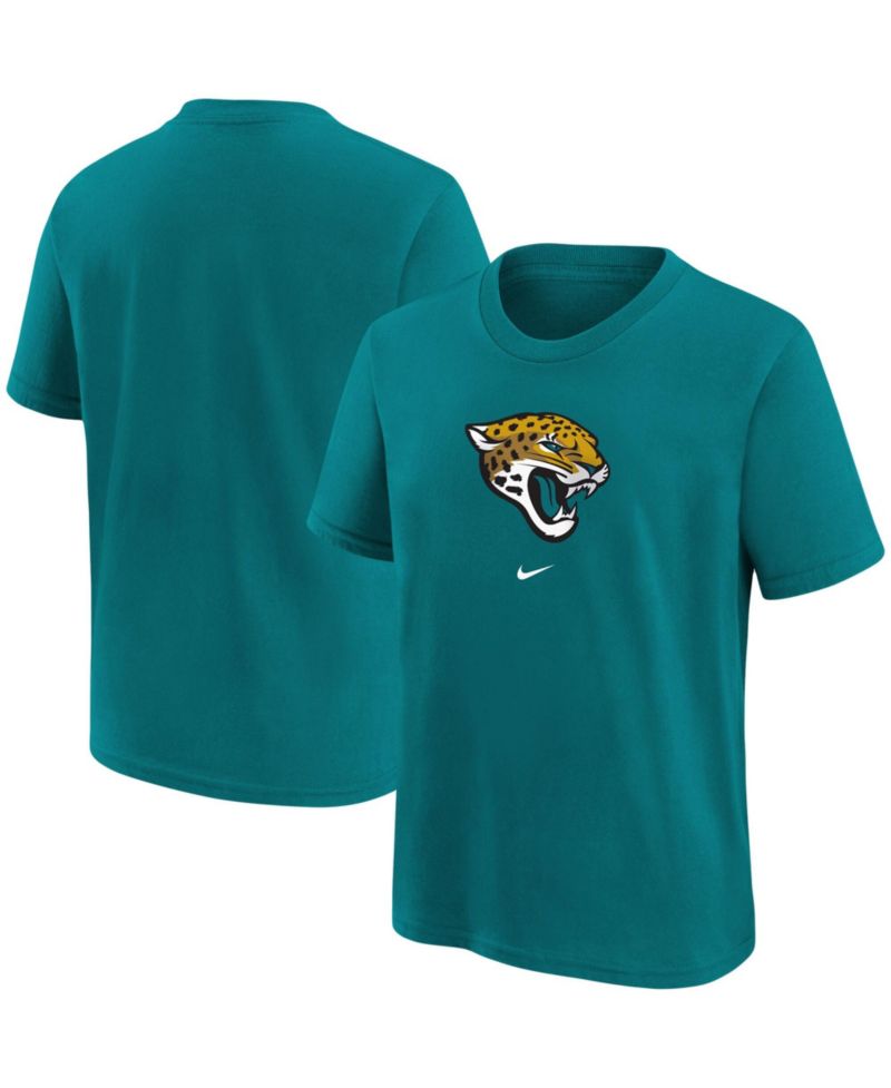 Big Boys and Girls Teal Jacksonville Jaguars Logo T-Shirt