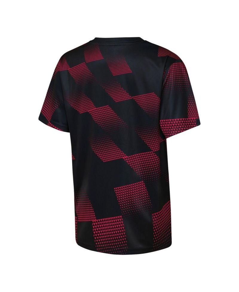Big Boys and Girls Black Atlanta United FC Sheer Thrill T-Shirt