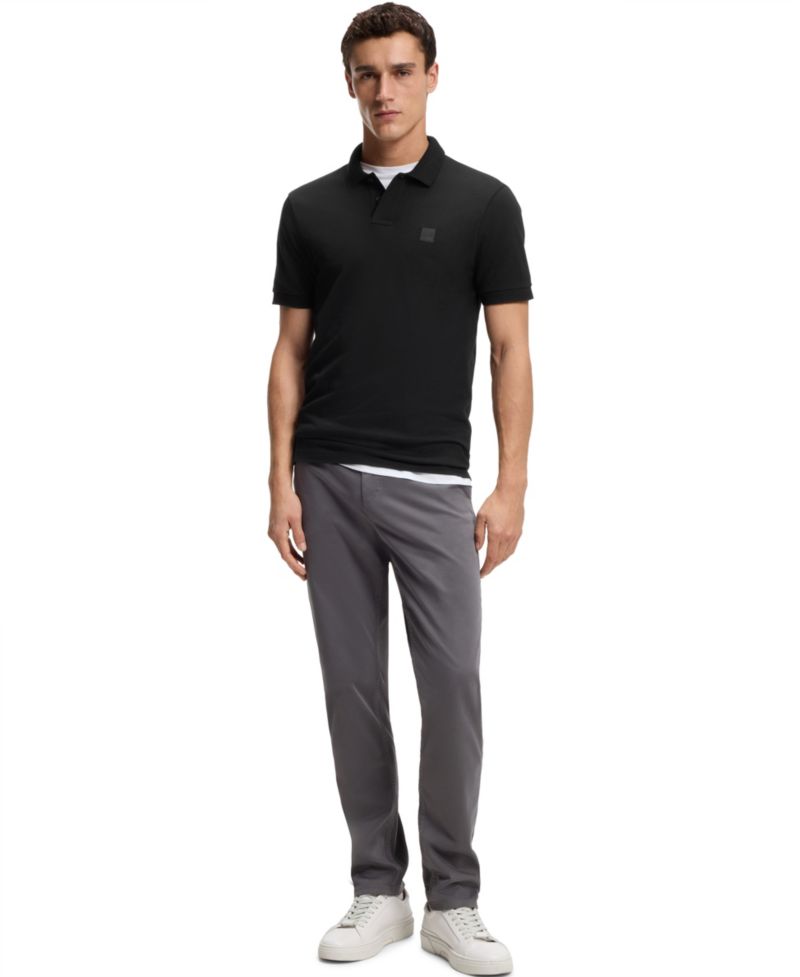 Men's Stretch-Cotton Slim-Fit Passenger Polo Shirt