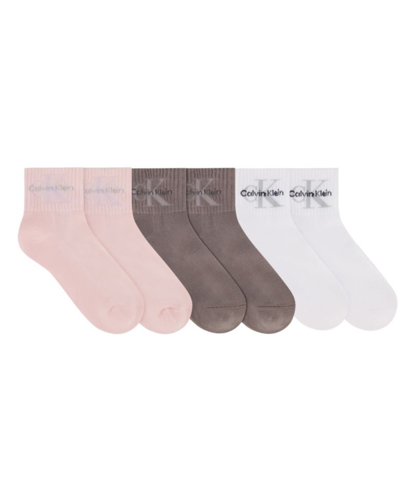 Women's Monologo Arch Support Athletic 1/2 Terry Ankle Socks, 6-Pack