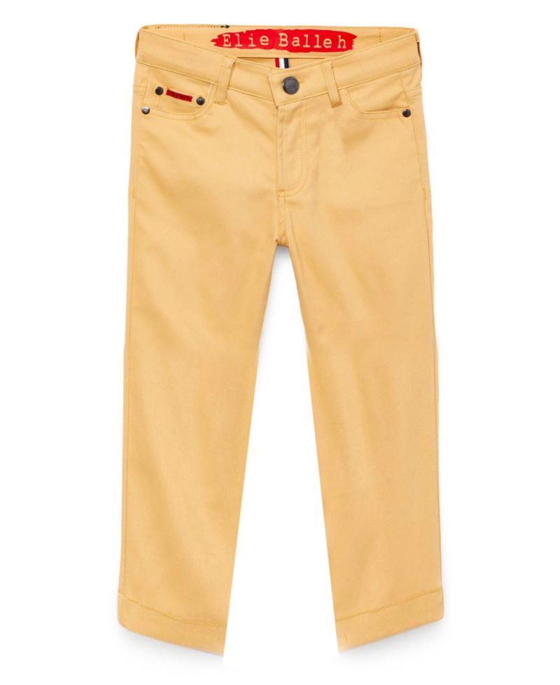 Big Boys Khaki Slim Fit 5 Pocket Twill Pants