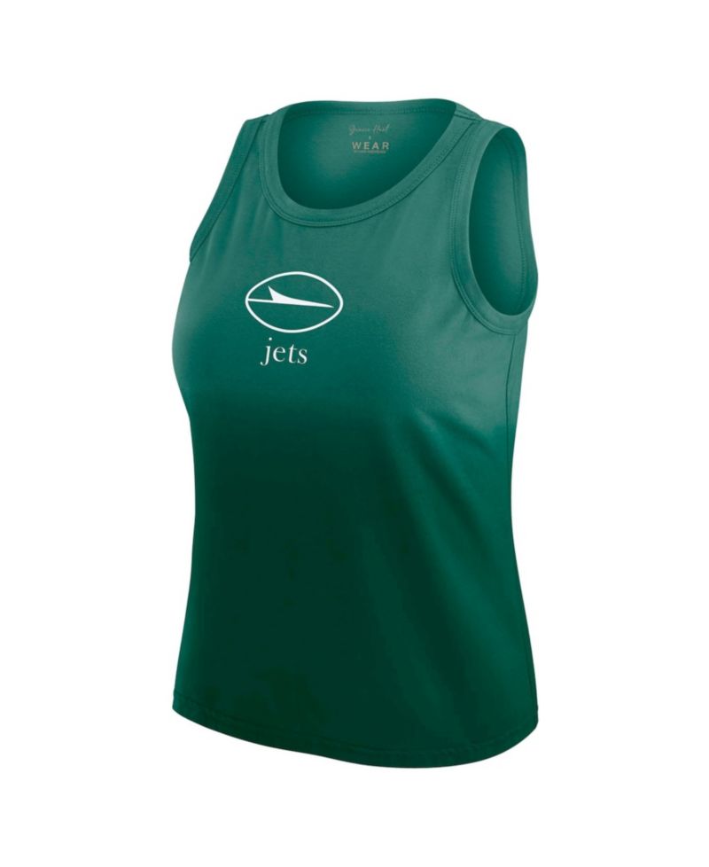 Women's x Gracie Hunt Green New York Jets Ombre Tank Top