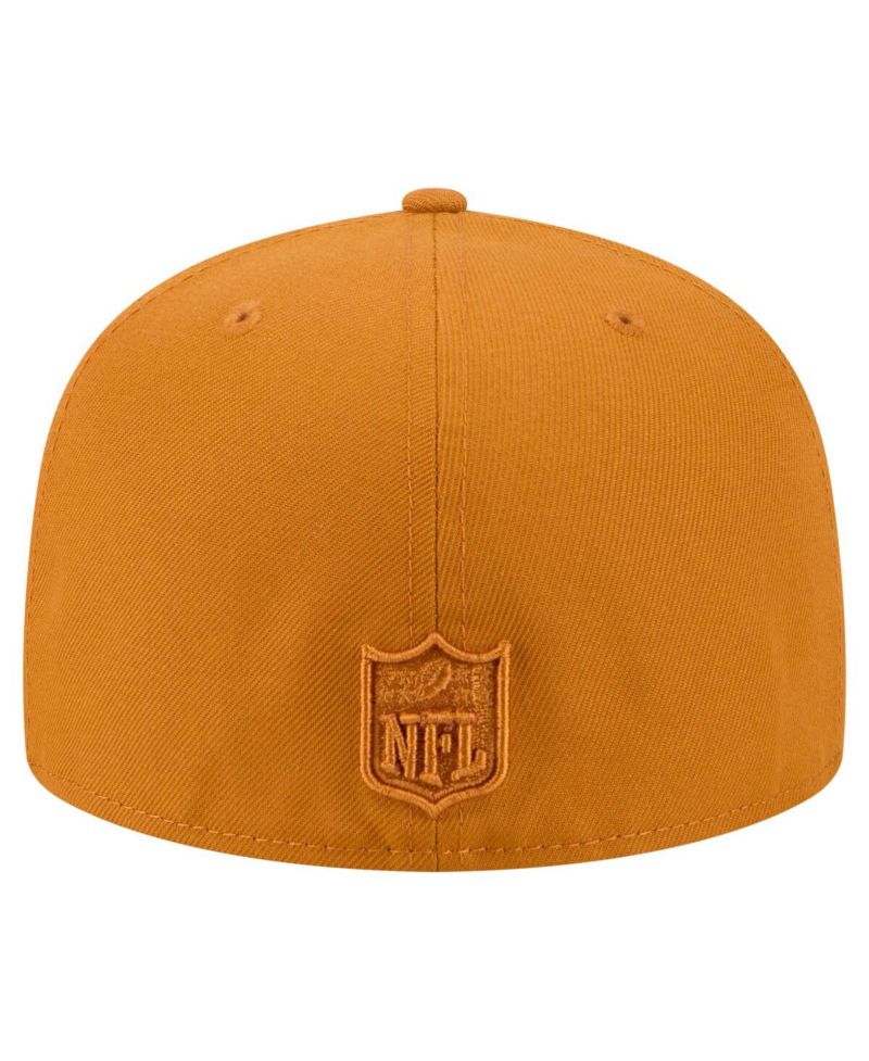 Men's Brown Baltimore Ravens Color Pack A-Frame 59FIFTY Fitted Hat