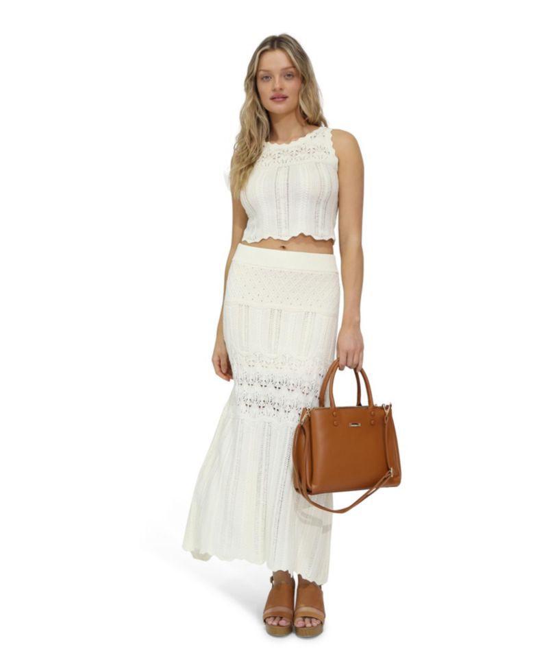 Women's Harvest Haze Crochet Maxi Skirt