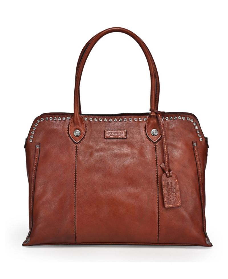 Soul Stud Large Leather Satchel Bag