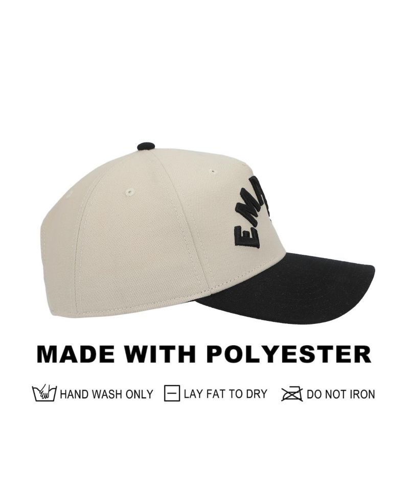 Men's Empire White and Black A-Frame Snapback Hat