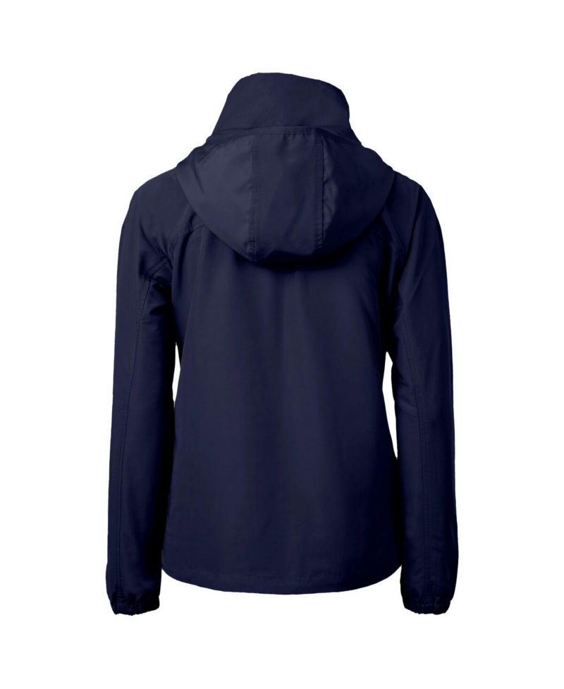 Women's Navy Chicago Cubs City Connect Charter Eco Half-Zip Anorak Jacket