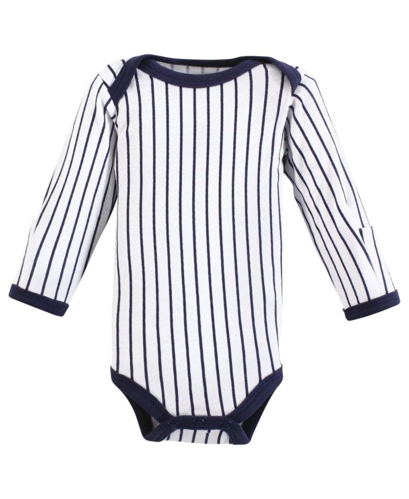 Baby Boys Preemie Long Sleeve Bodysuits 3pk - Baseball