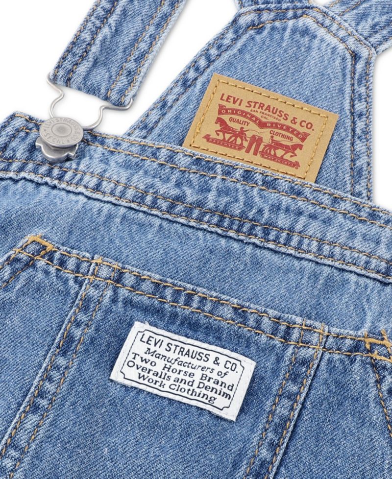 Girls' 7-16 Apron Neck Shortalls