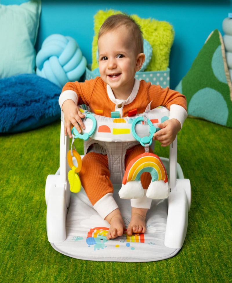 Baby Purple Paradise Learn-to-Sit 2-Position Floor Seat