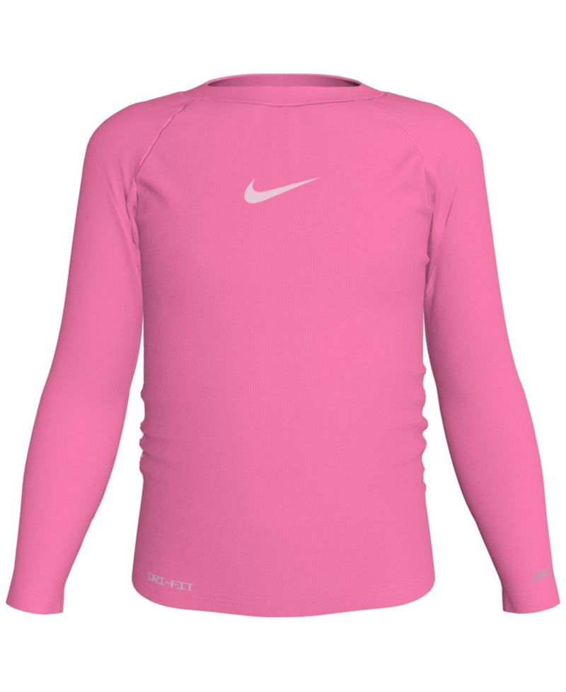 Girls' 4-6X Long-Sleeve Hydroguard, Top and Bottom Swimsuit, 3-Piece Set