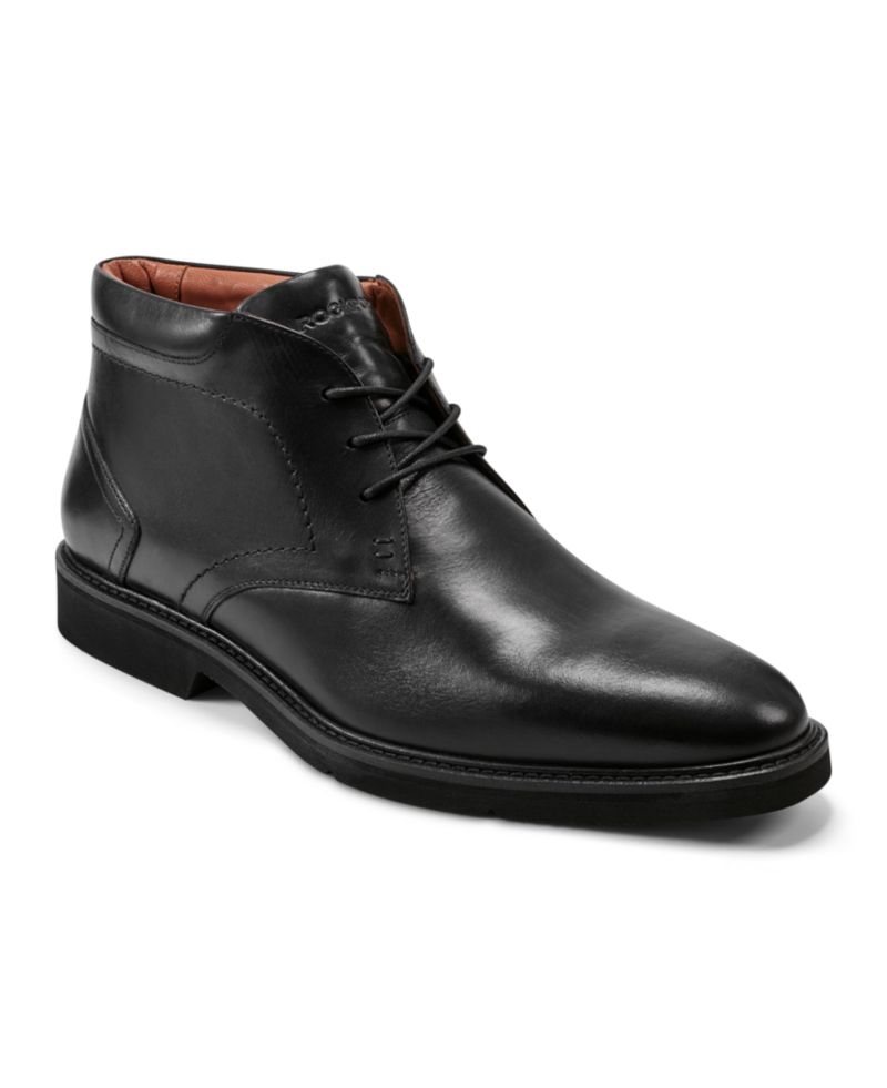 Men's Flynn Lace-Up Almond Toe Casual Boots