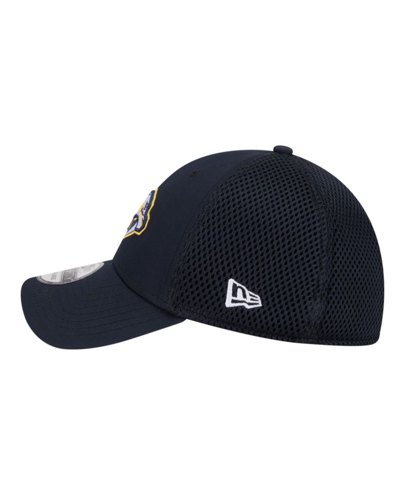 Men's Navy Nashville Predators Logo 39THIRTY Flex Hat