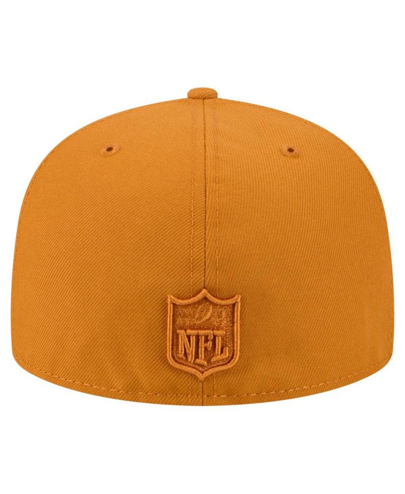 Men's Brown Philadelphia Eagles Color Pack A-Frame 59FIFTY Fitted Hat