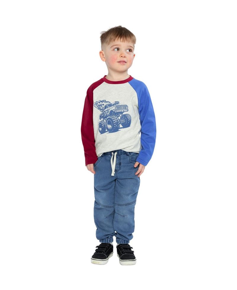 Little and Big Boy 6-12 Raglan T-Shirt