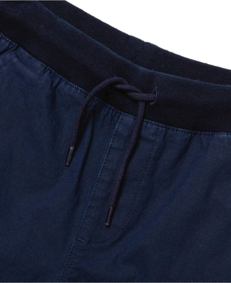 Boys Husky Stretch Soft Rib Waist Iron Knee Pull On Pants