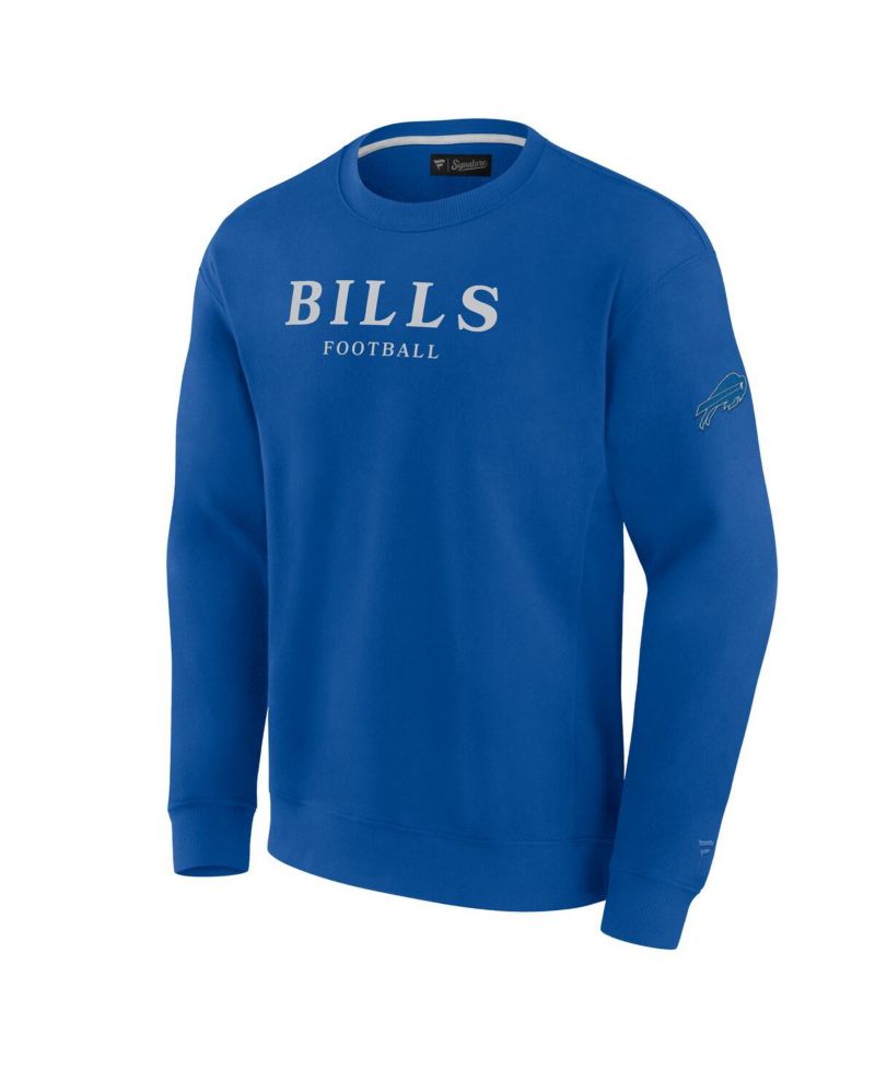 Men's and Women's Royal Buffalo Bills Elements Unlimited Fleece Pullover Sweatshirt