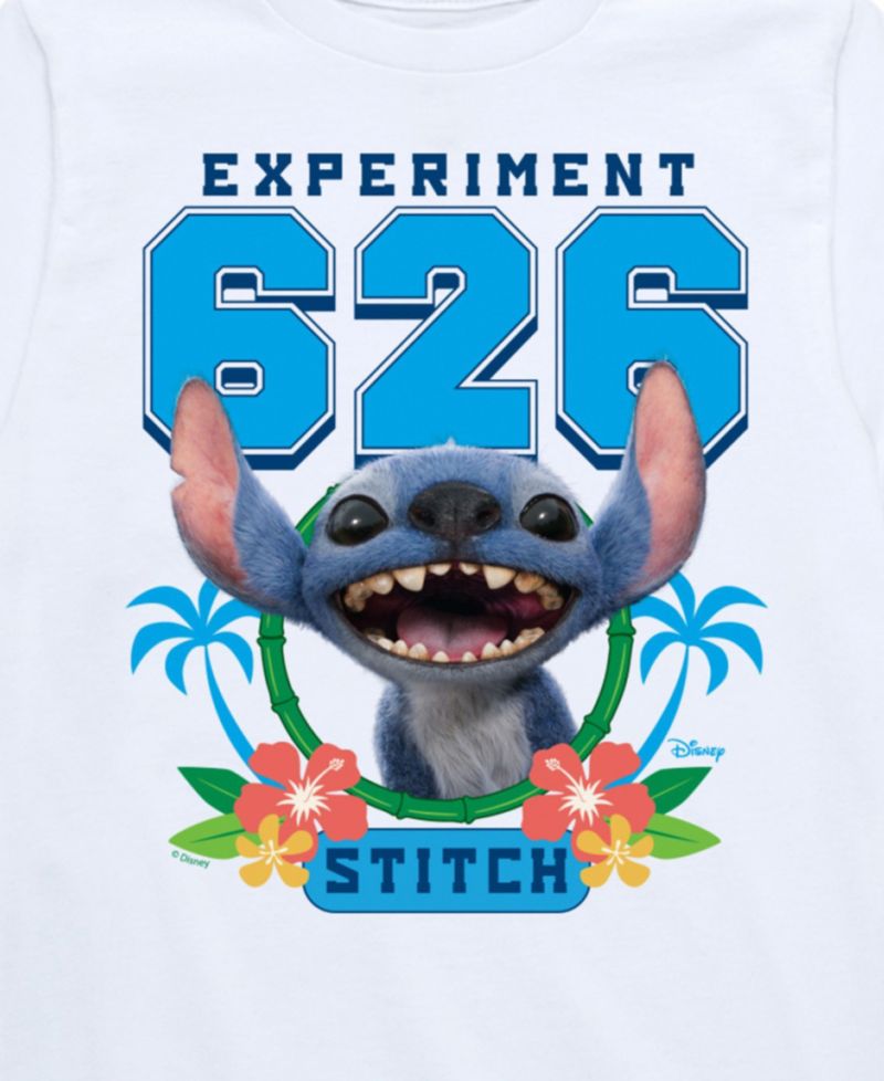 Big Boys Lilo Stitch Live Action Stitch 626 Graphic T-Shirt