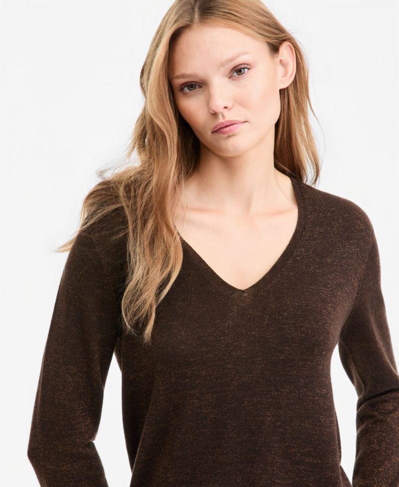 Women's Vinny V-Neck Lightweight Loose Sweater