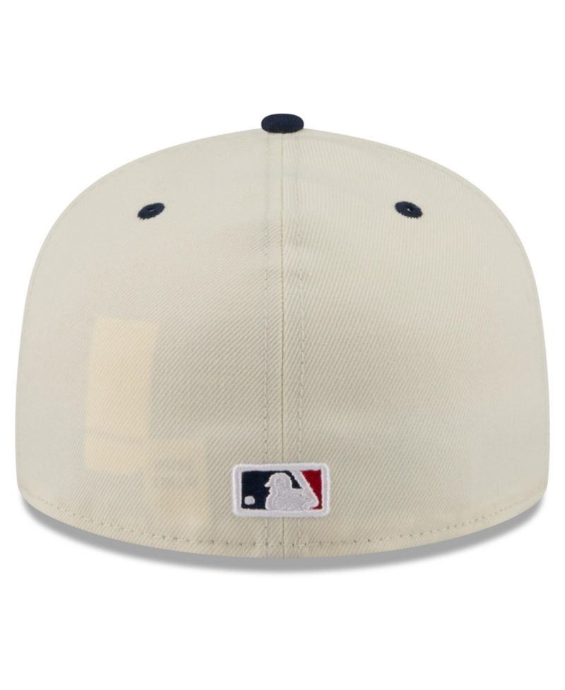 Men's Cream/Blue New York Mets USA 250 Fourth of July 59FIFTY Fitted Hat