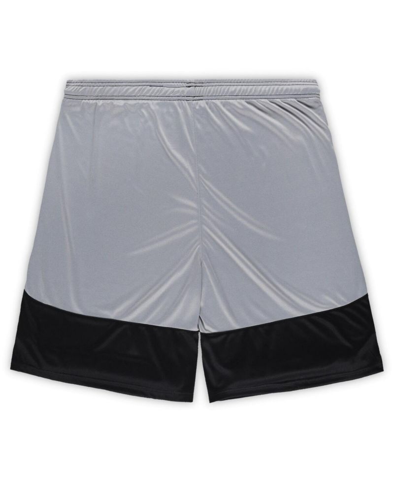 Men's Black Las Vegas Raiders Big & Tall Team Logo Shorts