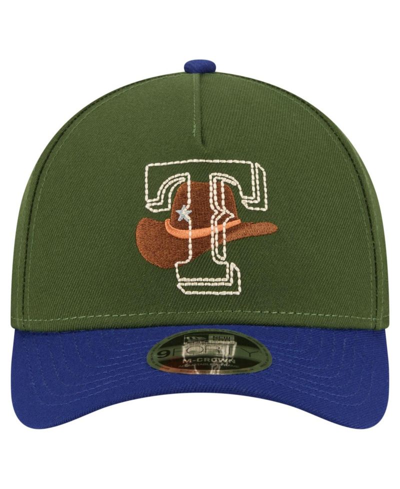 Men's Dark Green Texas Rangers City Feature 9Forty A-Frame Adjustable Hat