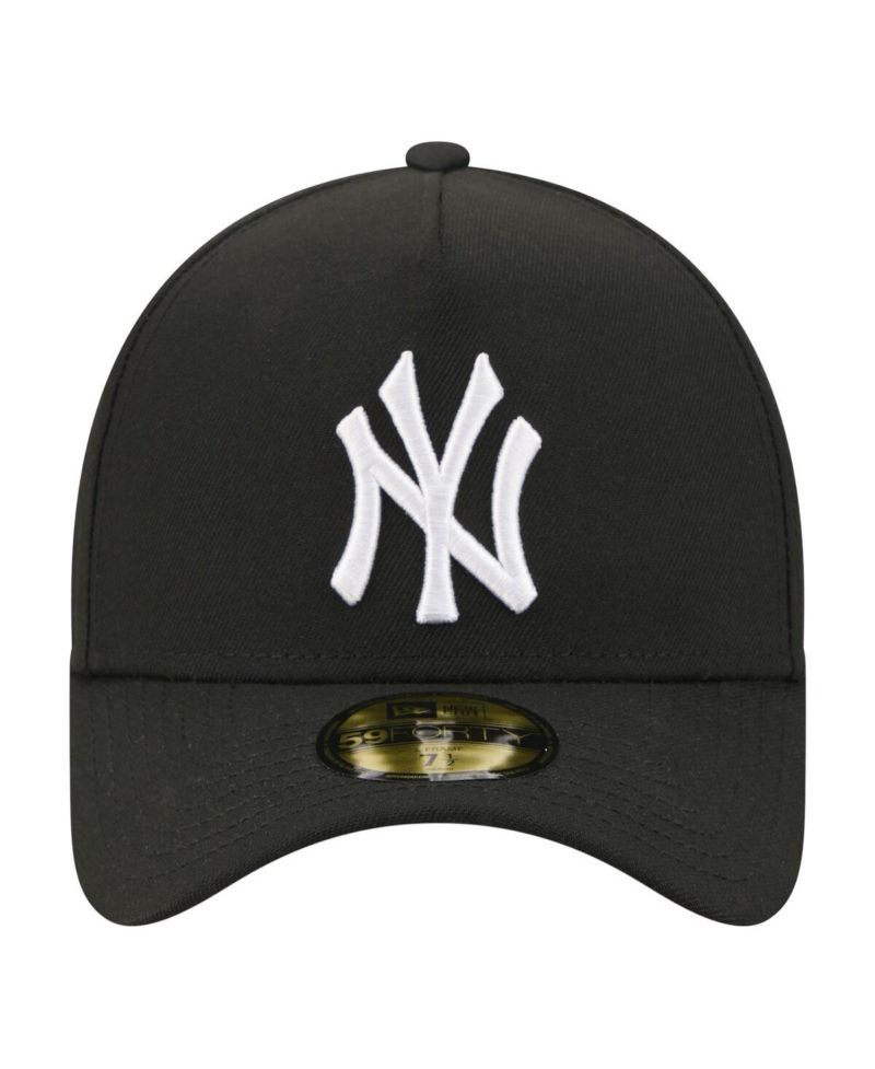 Мужская черная приталенная шляпа New York Yankees A-образной формы 59 лет