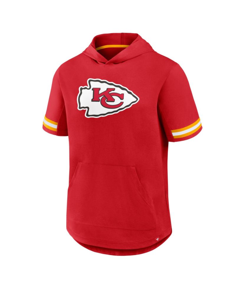 Men's Kansas City Chiefs Optimal Play Classic-Fit Short-Sleeve Hoodie