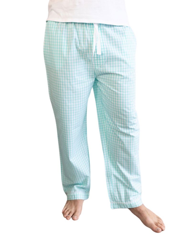 Men's Organic Cotton Poplin Long Pajama Pants
