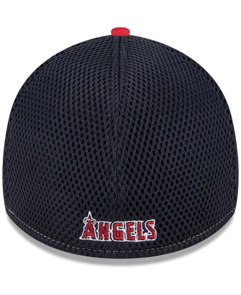 Men's Red Los Angeles Angels Neo 39THIRTY Flex Hat